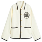 BODE Men's Beaded Player Jacket in Black Cream