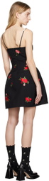 Shushu/Tong Black Corset Minidress
