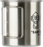 BAPE Silver Baby Milo Camping Mug, 280 mL