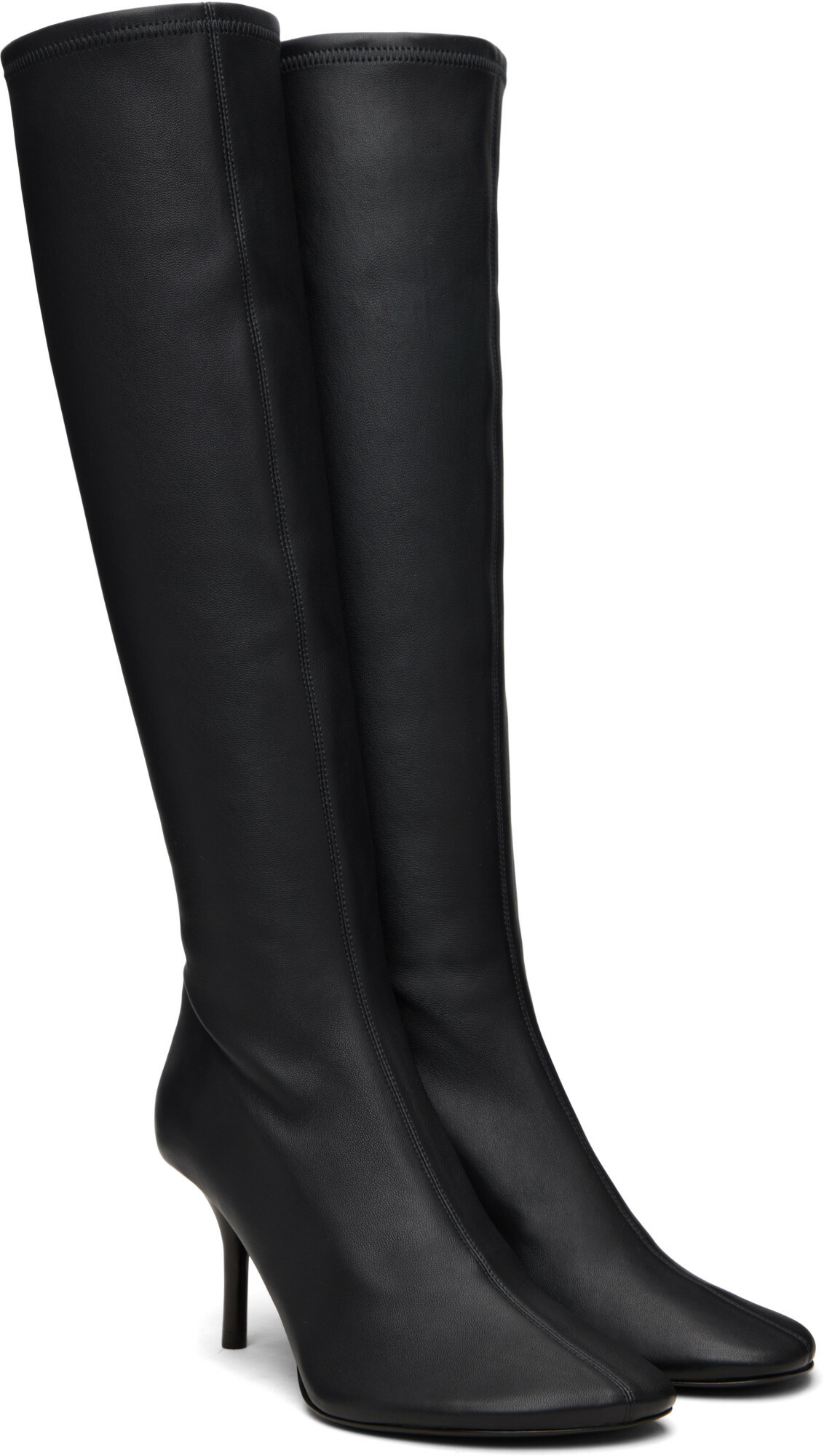 Acne Studios Black High Leather Boots