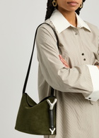 Boyy YY Sac Suede Shoulder bag - Dark Green - One Size
