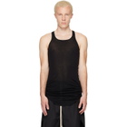 Rick Owens Black Tower Basic Rib Tank Top