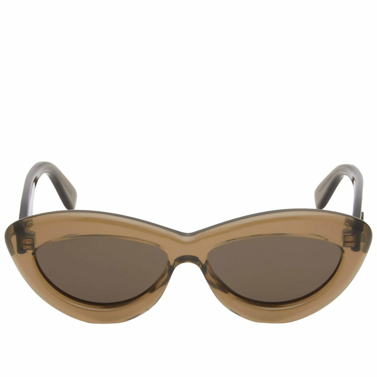 サングラス Loewe Dark Green Acetate Sunglasses Loewe Emerald Green Acetate Rectangle Sunglasses With Golden