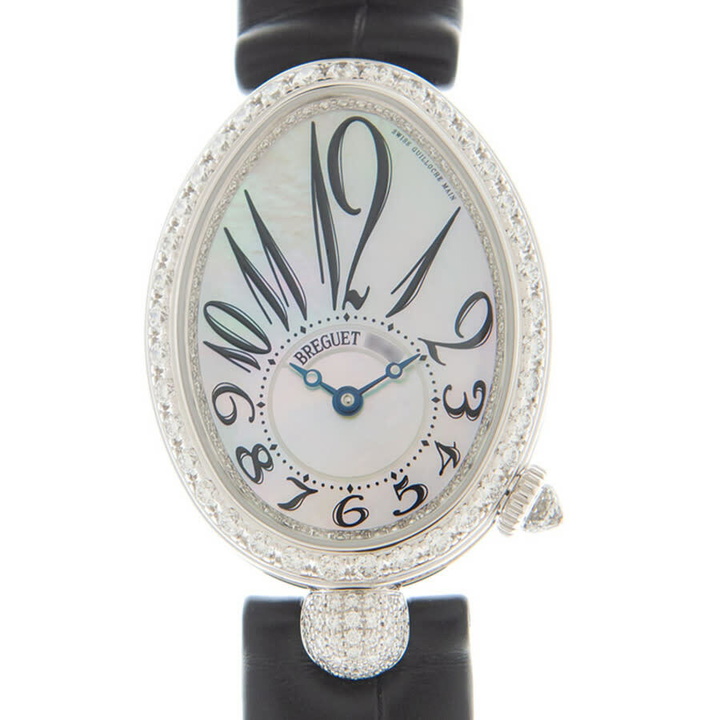 Photo: Breguet Reine De Naples Automatic Diamond White Dial Ladies Watch 8928BB5W944DD0D3L