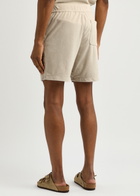 Paige Lee Cotton-blend Terry Shorts Cream
