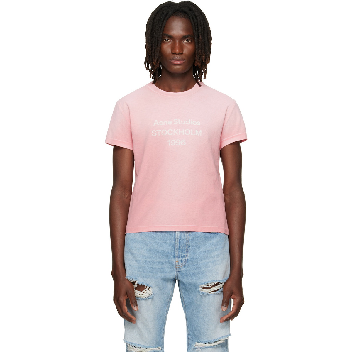 Acne Studios Pink Faded T-shirt