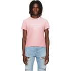 Acne Studios Pink Faded T-shirt