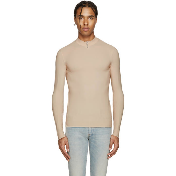 Photo: Maison Margiela Beige Second Skin Pullover