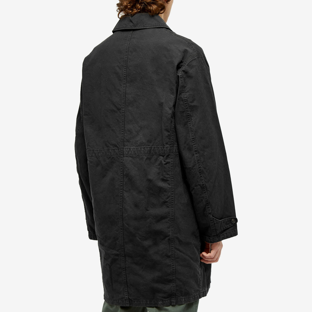 Visvim Men's Pointer Coat in Black Visvim