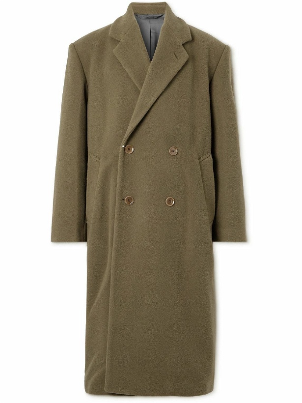 Photo: Lemaire - Double-Breasted Wool Coat - Green