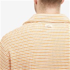 Drole de Monsieur Men's Drôle de Monsieur Tweed Vacation Shirt in Orange