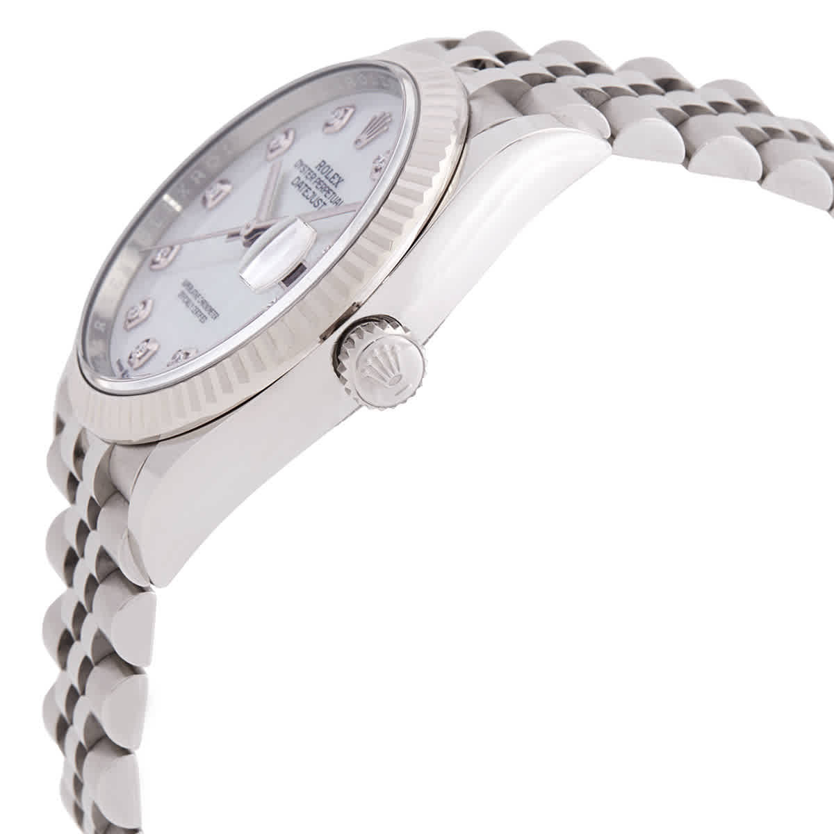 Rolex Datejust 36 Automatic Diamond White Mother of Pearl Dial Watch 126234WDJ