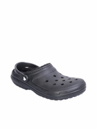 Crocs Classic Lined Clog Sandals In Black