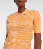 Live The Process - Iris knit polo shirt