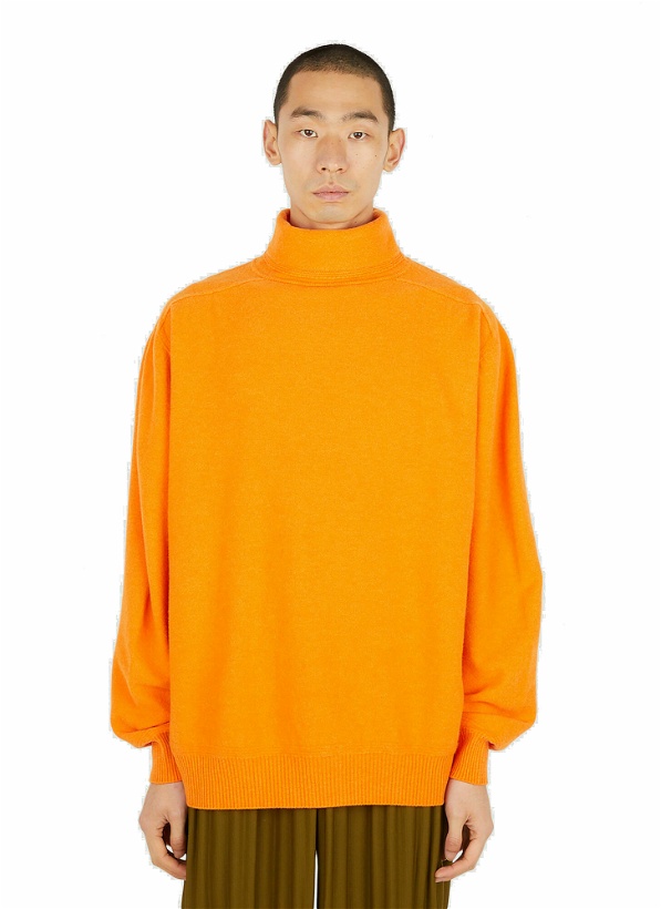 Photo: High Neck Sweater in Orange