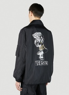 Versace - Graphic Logo Print Jacket in Black