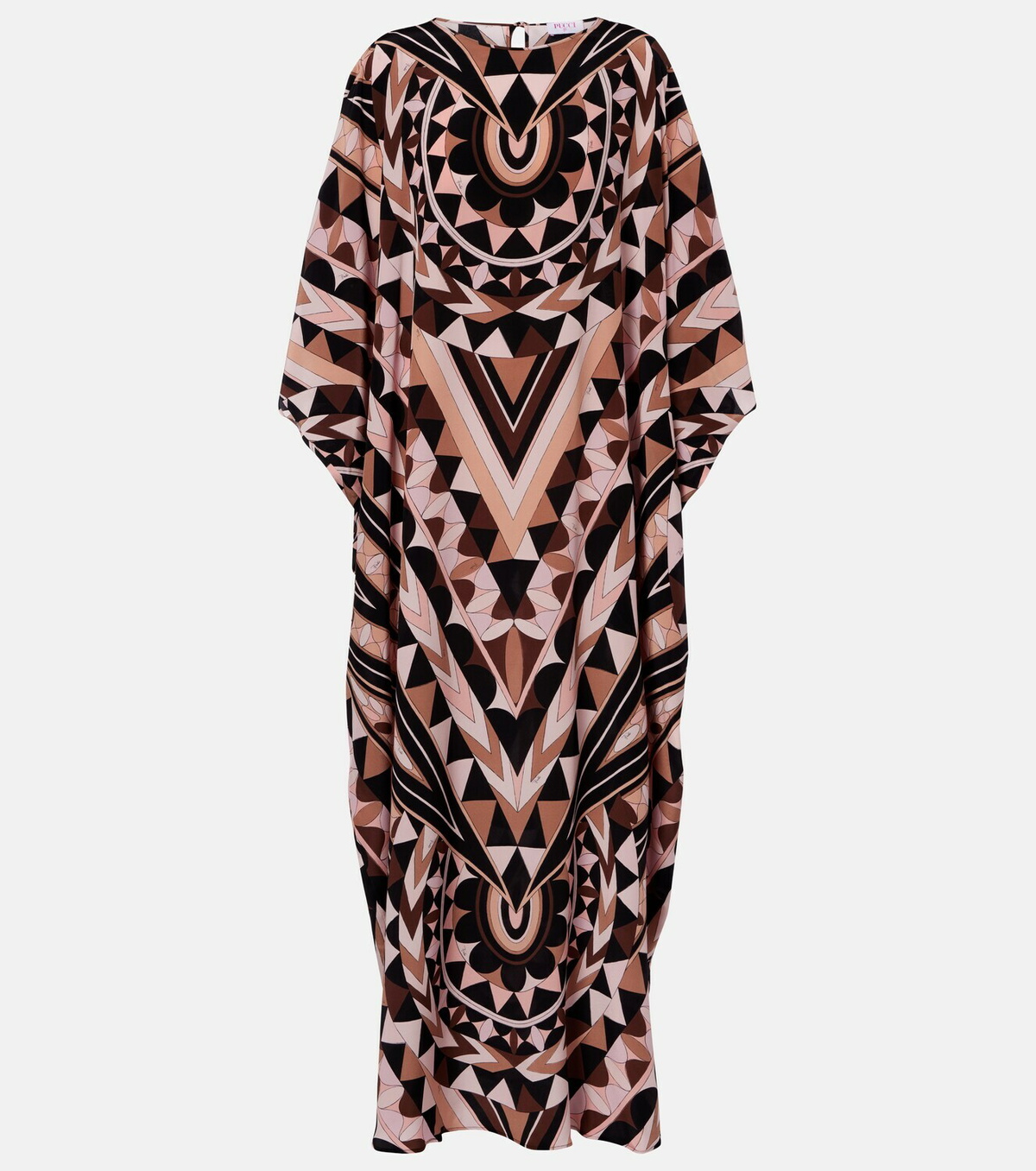Pucci Manuba silk crêpe de chine kaftan