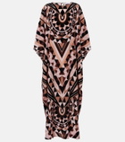 Pucci Manuba silk crêpe de chine kaftan