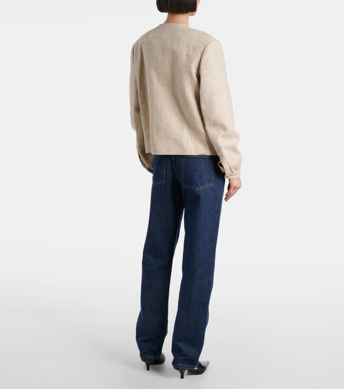 Blazé Milano Gliss linen, cotton, and silk-blend jacket