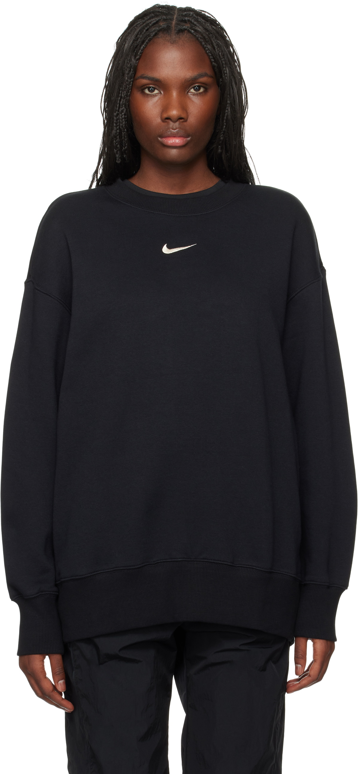 Nike Black Sportswear Phoenix Fleece Sweatshirt