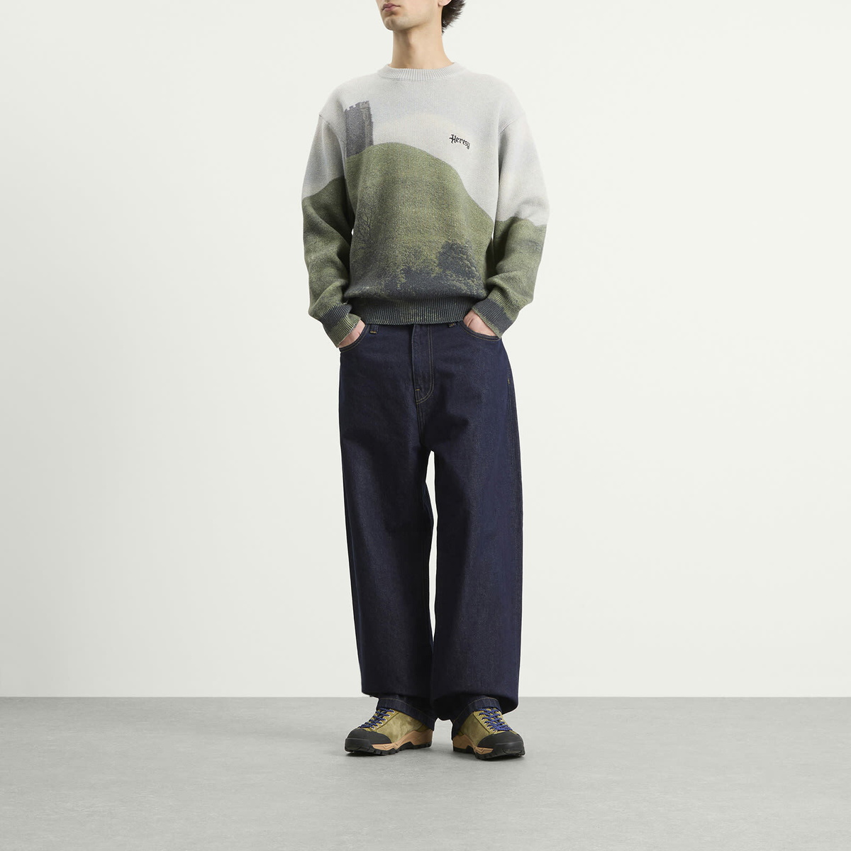 Heresy Men's Tor Knit Jumper in Print