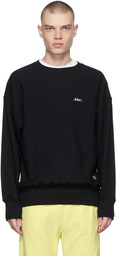 Advisory Board Crystals Black Cotton Sweatshirt