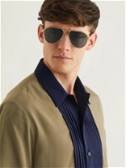 Cartier Eyewear - Aviator-Style Gold-Tone Titanium Sunglasses