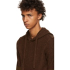 Ziggy Chen Brown Baby Cashmere Hoodie