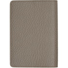 Maison Margiela Taupe Four Stitches Passport Holder
