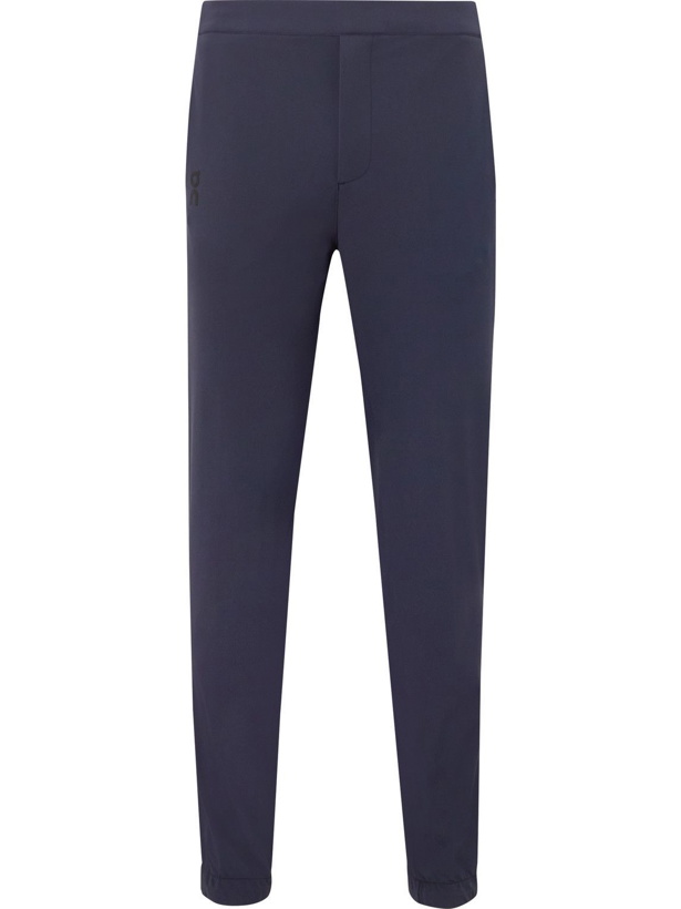Photo: ON - Active Straight-Leg Stretch Trousers - Blue
