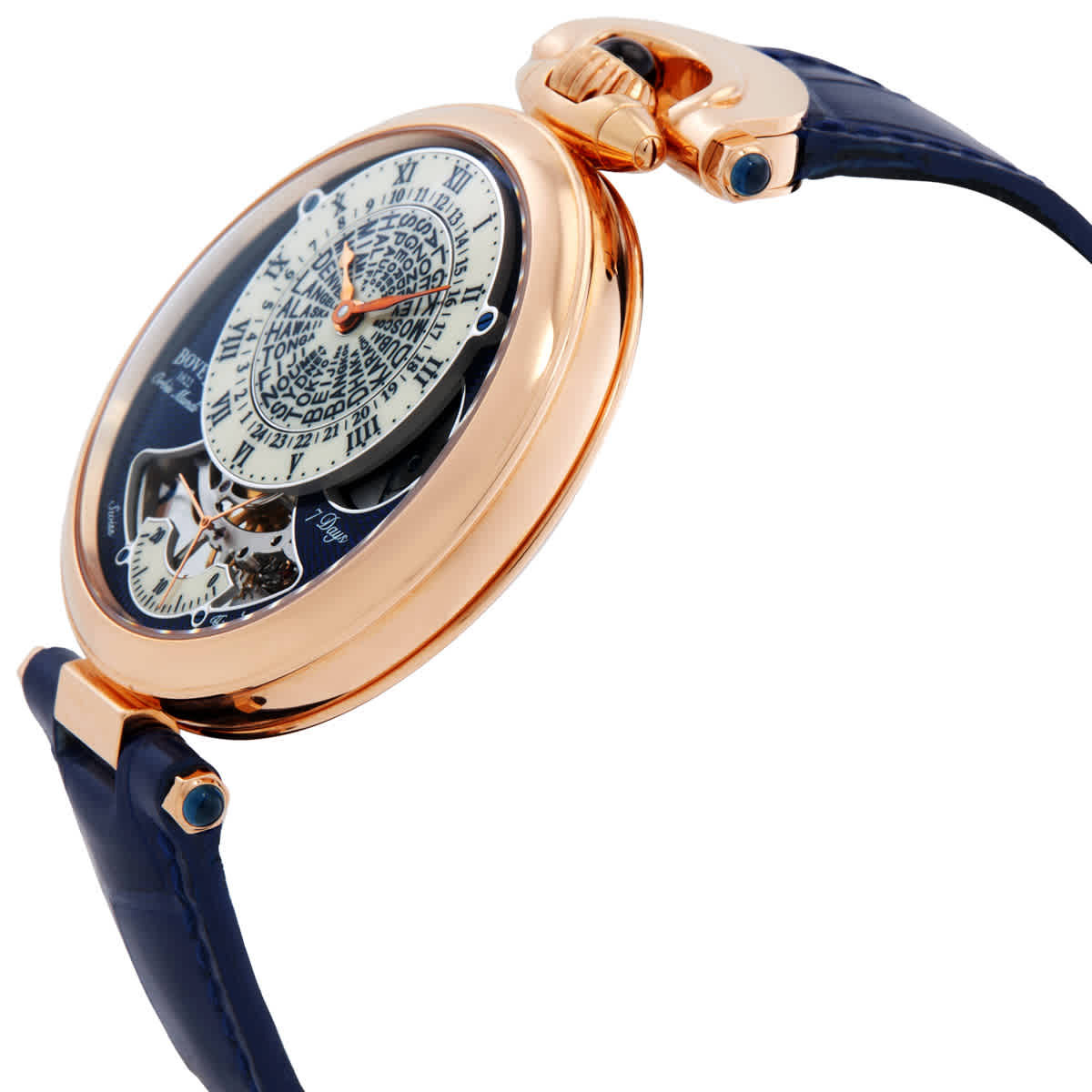 Bovet Orbis Mundi Hand Wind Mens Watch NTHU022