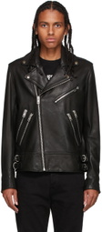 Diesel Black Leather L-Garrett Jacket