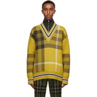 Burberry Yellow Check Fairhurst Sweater