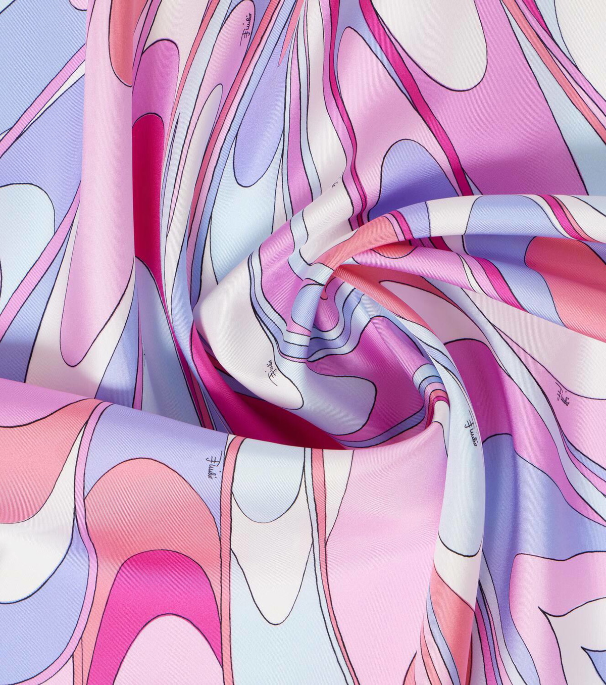 Pucci Foulard silk twill scarf