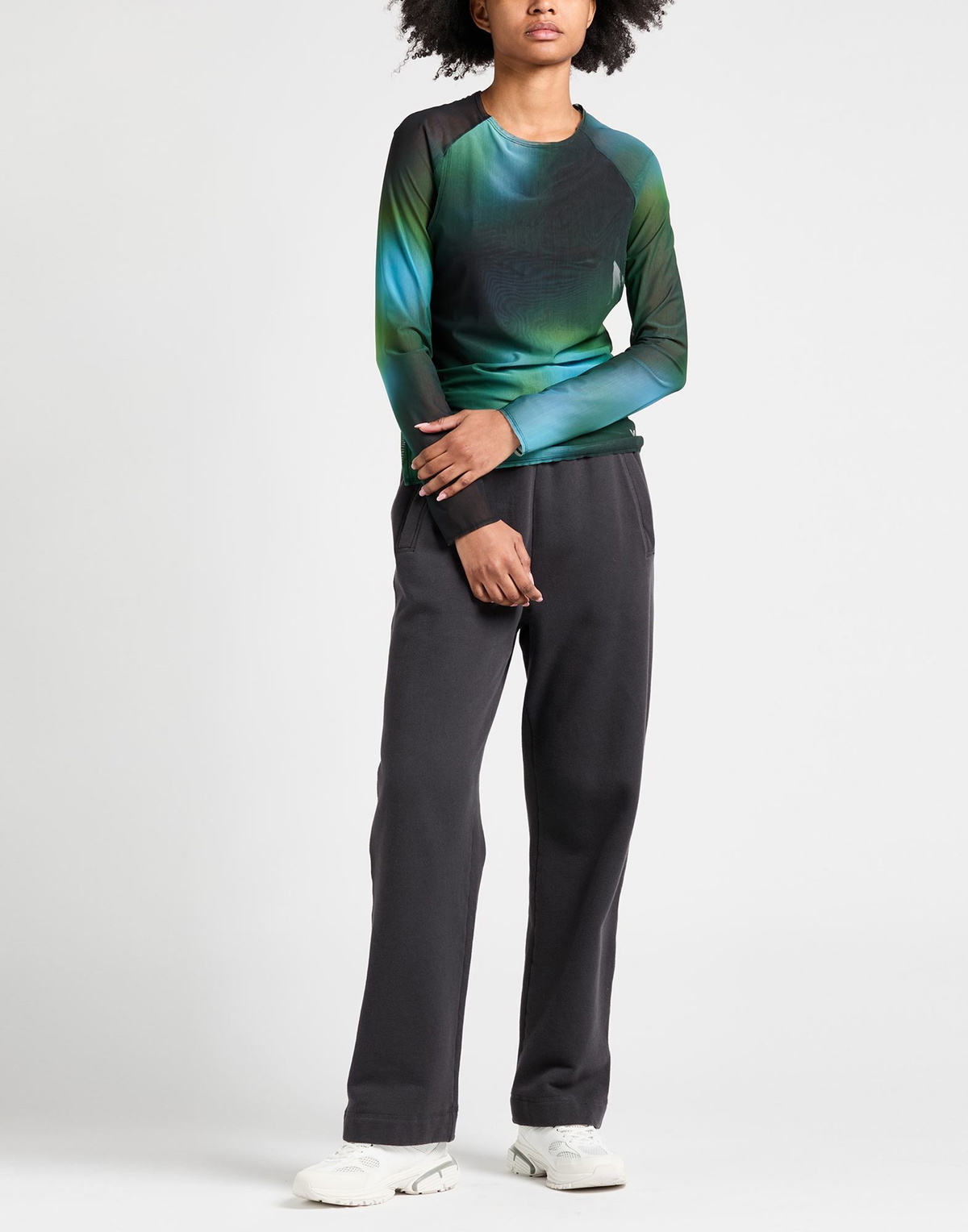 Y-3 Womens T-shirt in Green