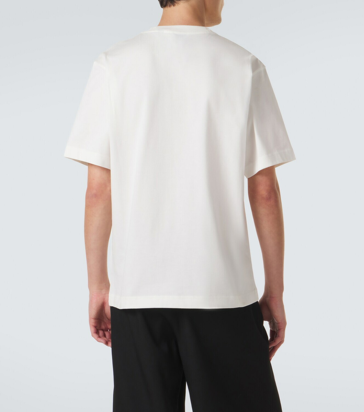 Burberry Embroidered cotton jersey T-shirt
