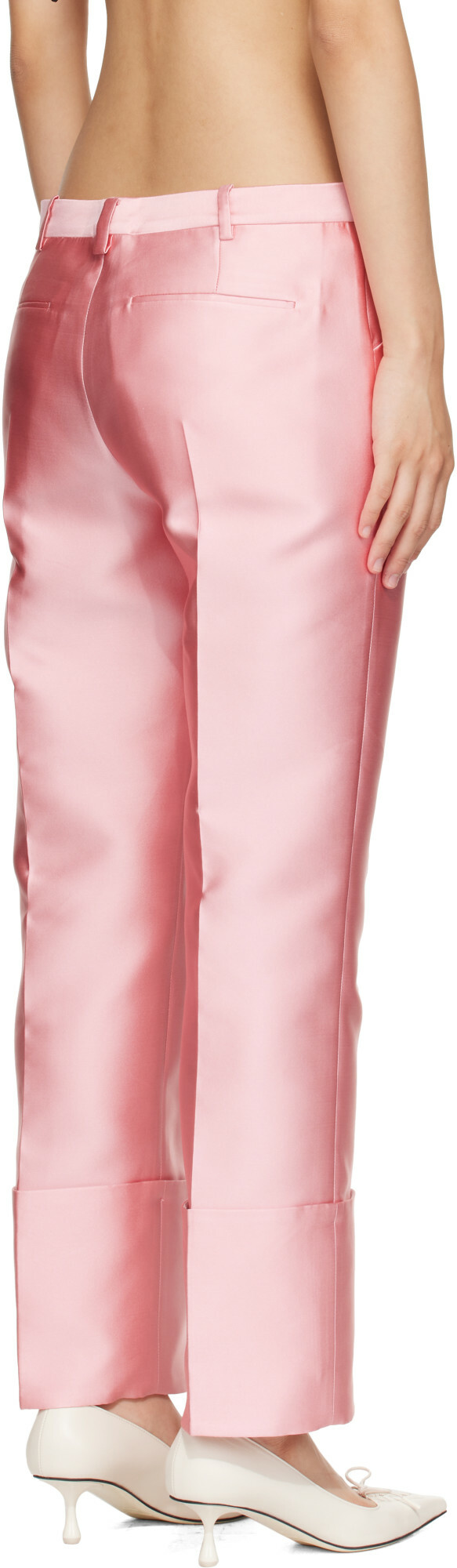 Calvin Klein Collection Pink Eva Trousers