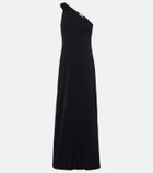 Eres Miss bow-detail one-shoulder maxi dress
