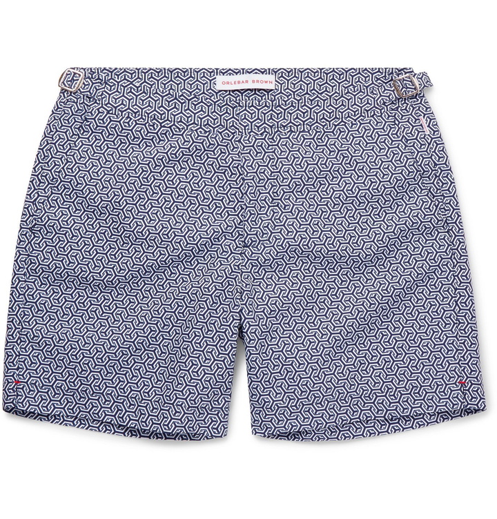 Photo: Orlebar Brown - Bulldog Printed Shell Swim Shorts - Blue