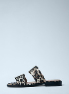 GANNI Buckle Two Strap Sandals