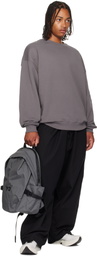 Y-3 Gray Staple Backpack