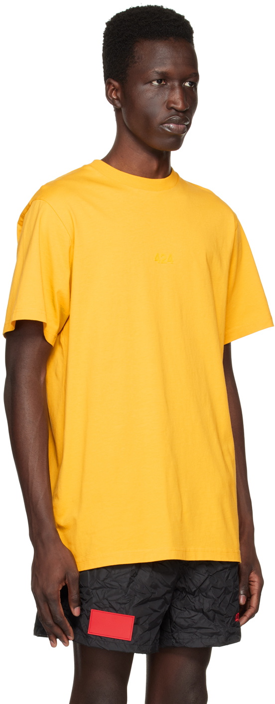 424 Yellow Crewneck T-Shirt
