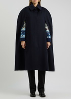 Stella Mccartney Wool Cape Black