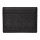 Burberry Black Perforated Logo Card Holder