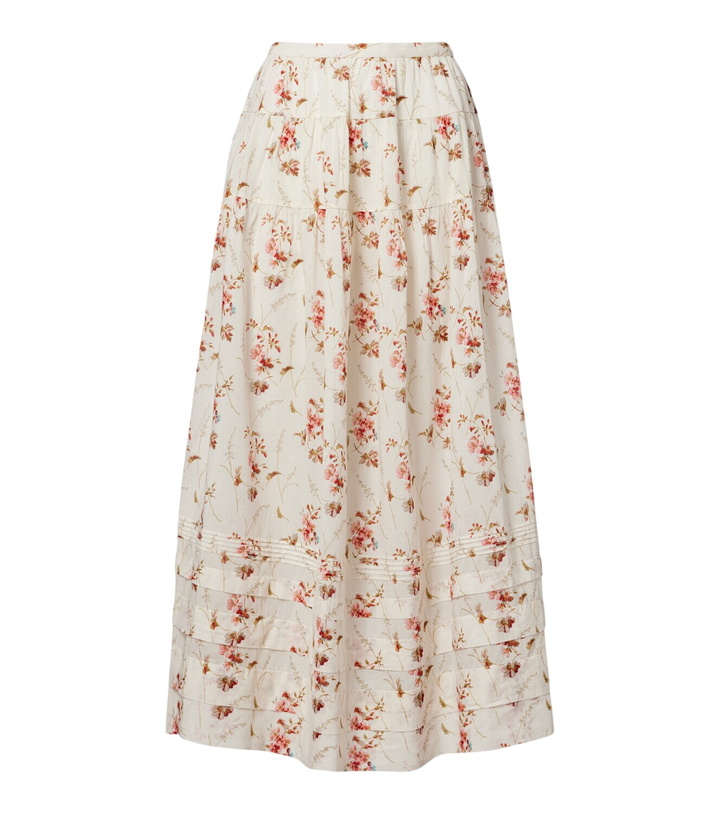 Photo: Dôen Marie floral cotton maxi skirt