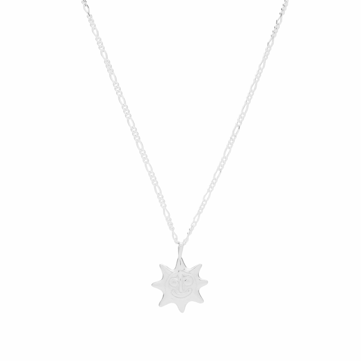 Alec Doherty Lock and Key Pendant Necklace in Silver Alec