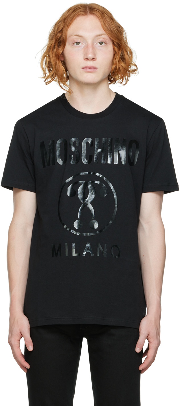 Moschino Black Printed T-Shirt Moschino