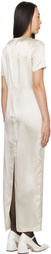 Puppets and Puppets Off-White 'Puppetmaster' Maxi Dress