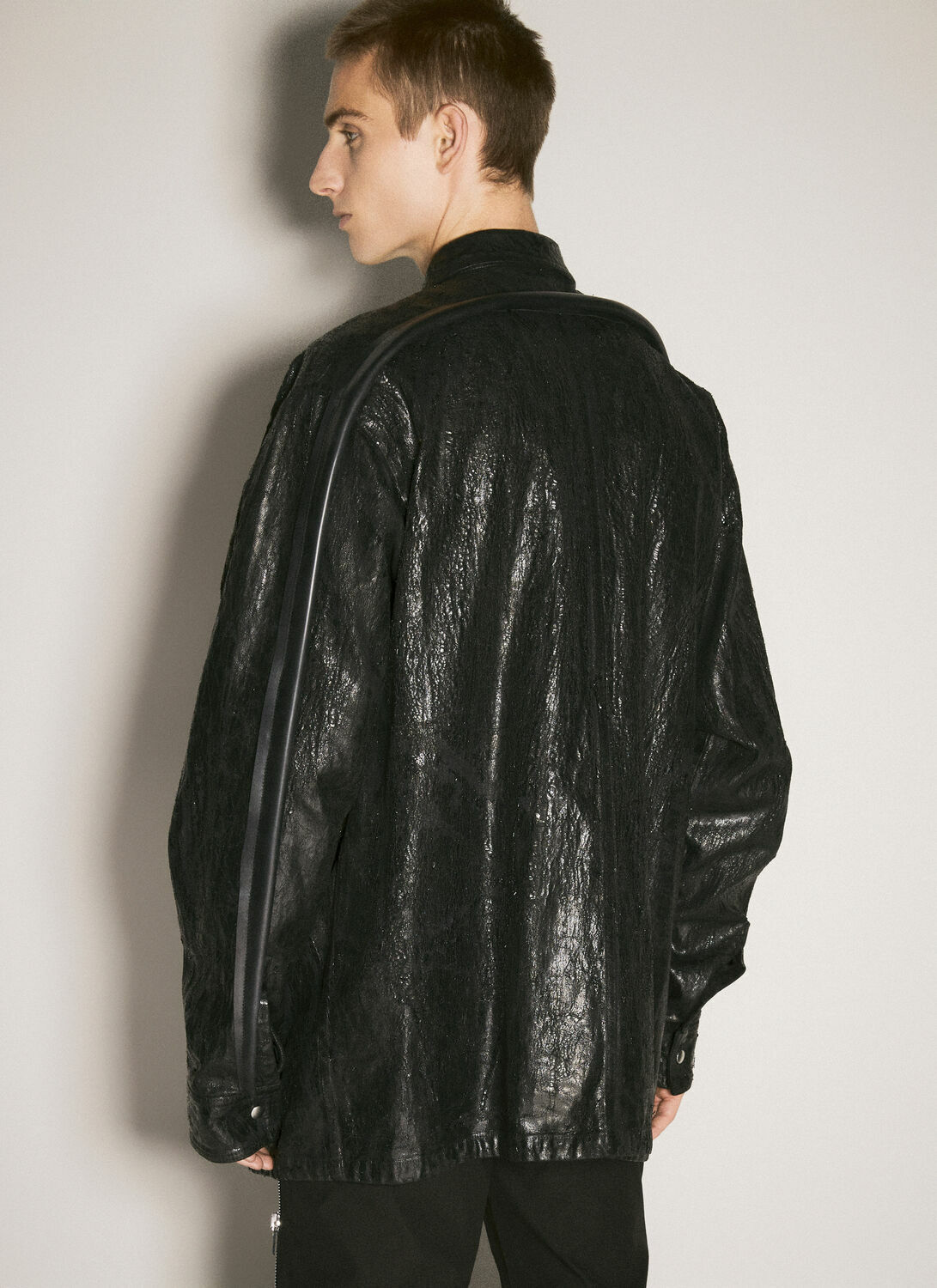 Rick Owens Distressed Denim Jacket