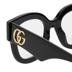 Gucci Women's GG1423O Optical Glasses in Black/Transparent